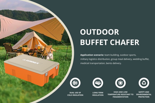 SUNNEX Nuevo artículo - - Chafer para buffet al aire libre