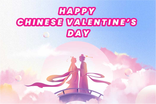 Feliz día de San Valentín chino