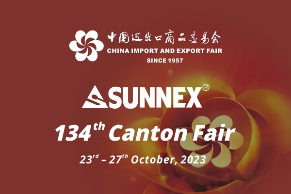 134ª Feria de Cantón, bienvenido al stand de SUNNEX