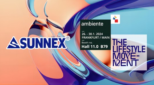 Bienvenido a 2024 AMBIENTE, STAND DE FRANKFURT SUNNEX