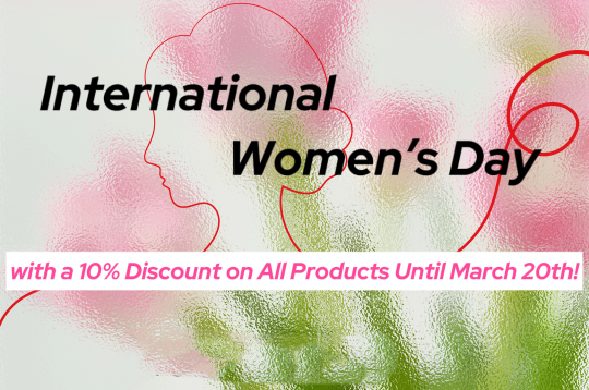 Venta internacional del Día de la Mujer: ¡Disfruta de un descuento del 10% en cada compra!