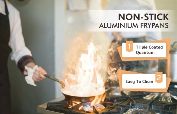 Sunnex frypans de aluminio antiadherente