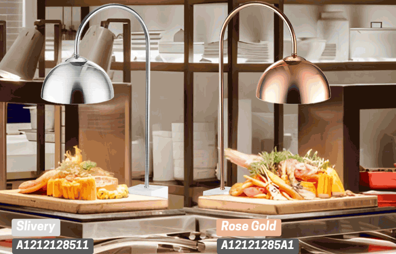 Lámpara calentadora de alimentos con base de mármol más nueva de SUNNEX