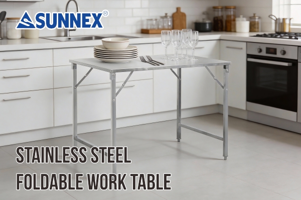 Mesa de trabajo plegable SS