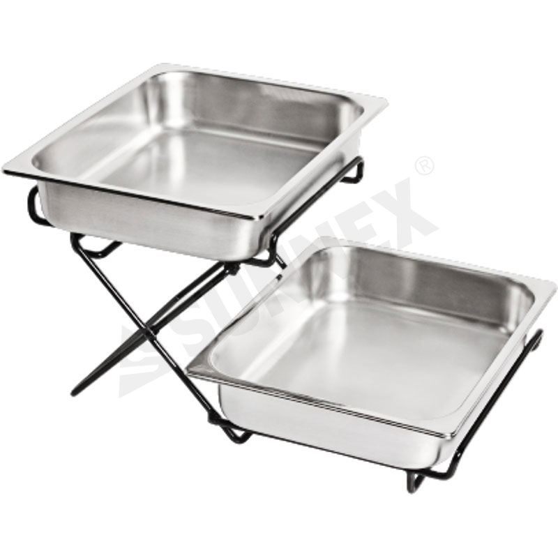 Chafer Food Pan Mesa de vapor de acero inoxidable Hotel Pan