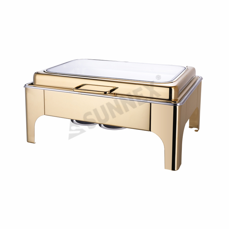 Chafer dorado de acero inoxidable de alto valor serie M620 1/1