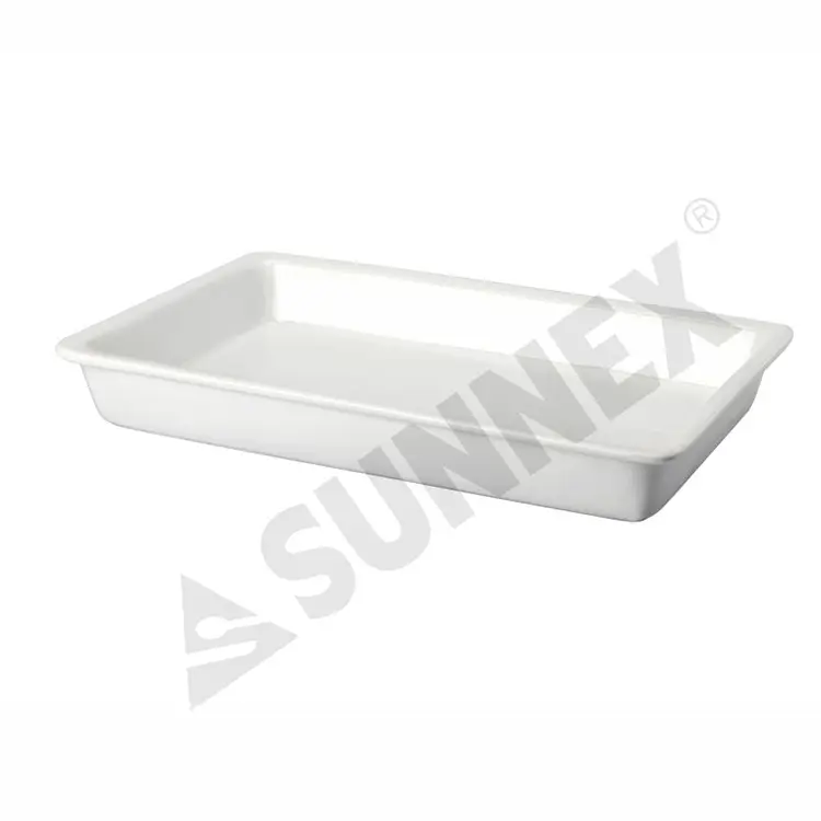 Bandeja de comida de porcelana 4.5ltr