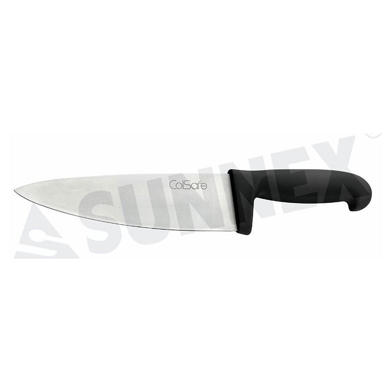 Cuchillo Cocinero Acero Inoxidable Mango Negro 20cm