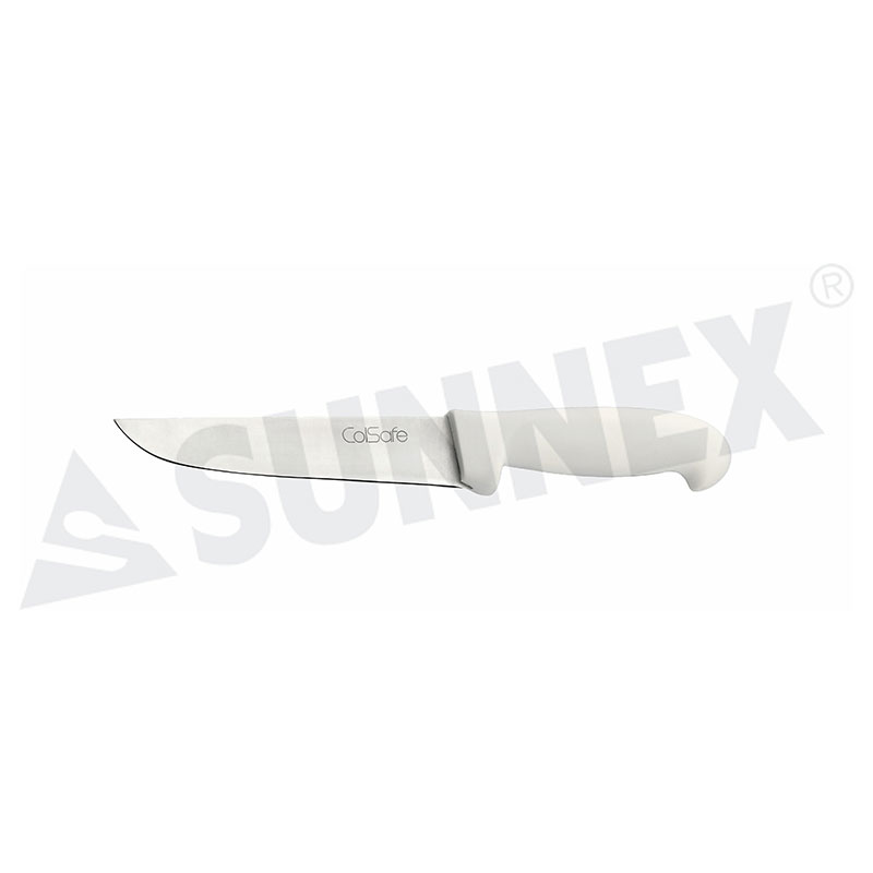 Cuchillo Cocinero Acero Inoxidable Mango Blanco 16,5cm